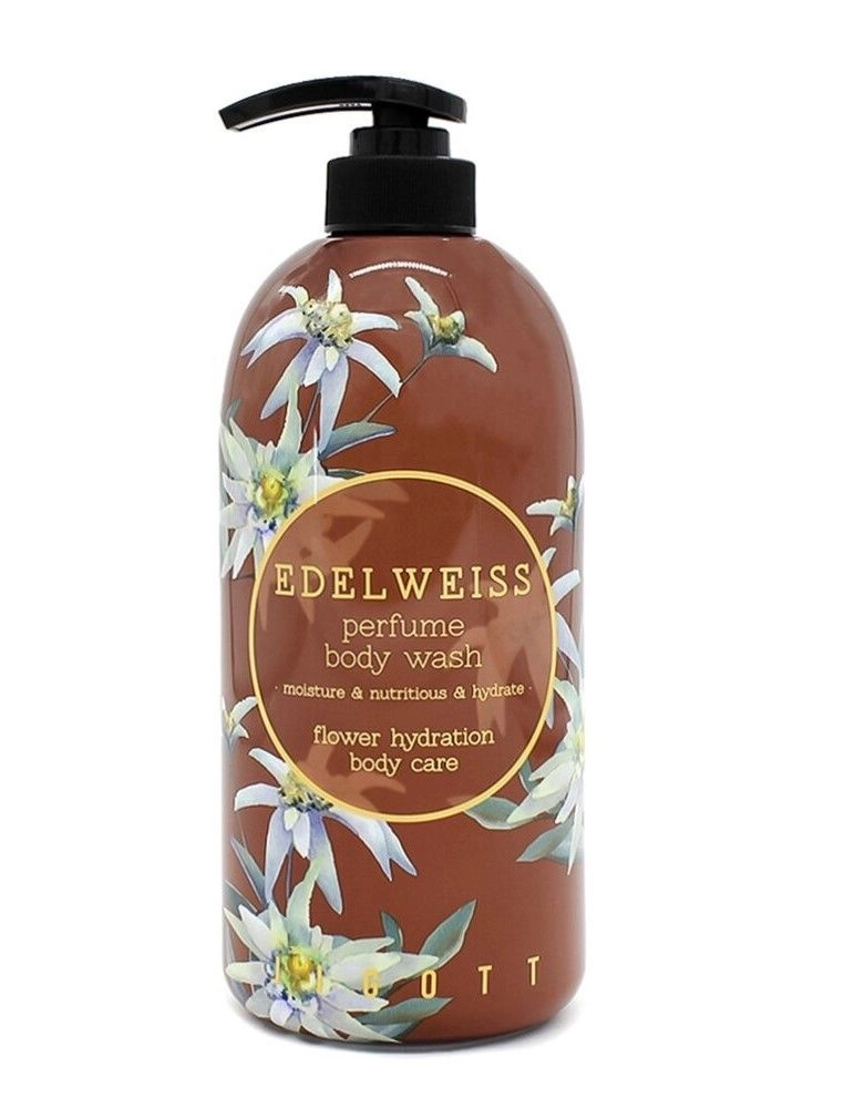 Купить JIGOTT Гель для душа парфюмированный с экстрактом эдельвейса Jigott Edelweiss Perfume Body Wash за 1400 рублей