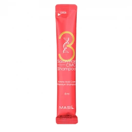 Купить Masil 3 Salon Hair CMC Shampoo stick pouch Восстанавливающий шампунь с аминокислотами  8мл за 50 рублей
