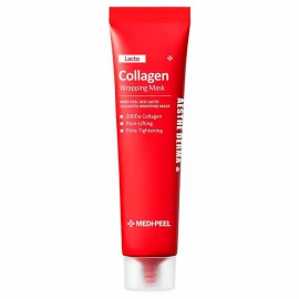 Купить Medipeel Лифтинг маска-пленка с гидролизованным коллагеном Lacto Collagen Wrapping Mask за 3300 рублей