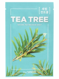 Купить The Saem Маска на тканевой основе для лица N с экстрактом чайного дерева Natural Tea Tree Mask Sheet за 155 рублей